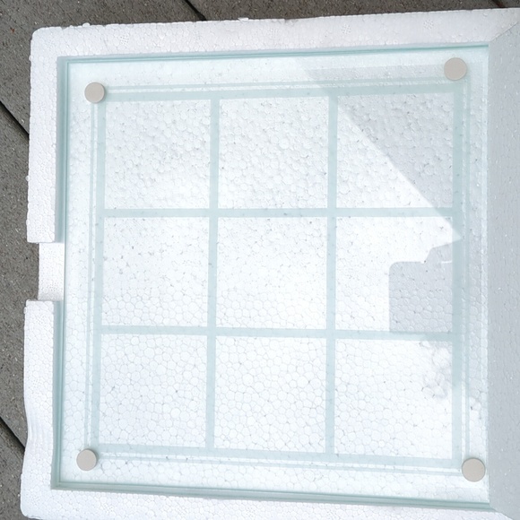 NWT Crystal Clear Game Night Shot Glass Tic Tac Toe - Picture 4 of 5